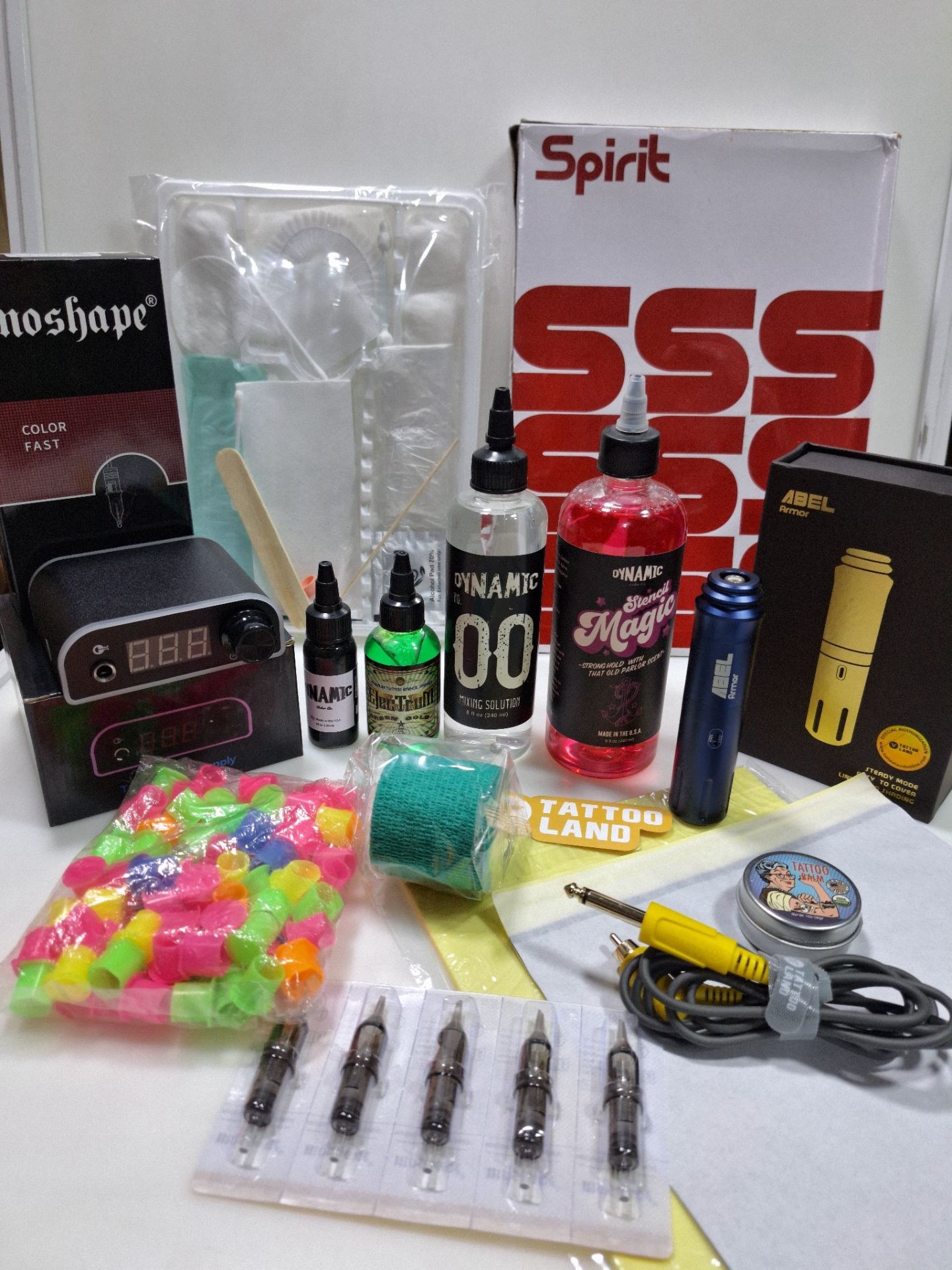 دستگاه تاتو پن ابل آرمور پک کامل با ترانس نئون