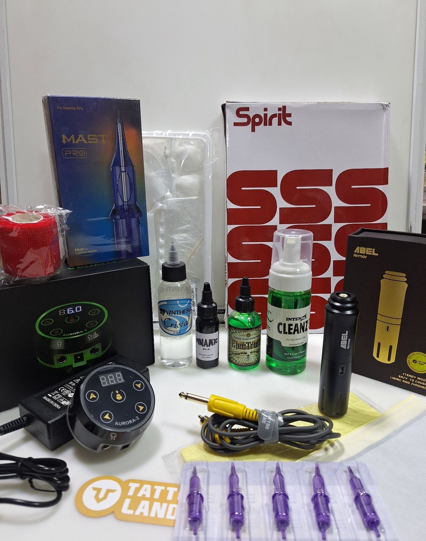 پک کامل دستگاه تتو پن ابل آرمور ترانس ارورا 2 اورجینال