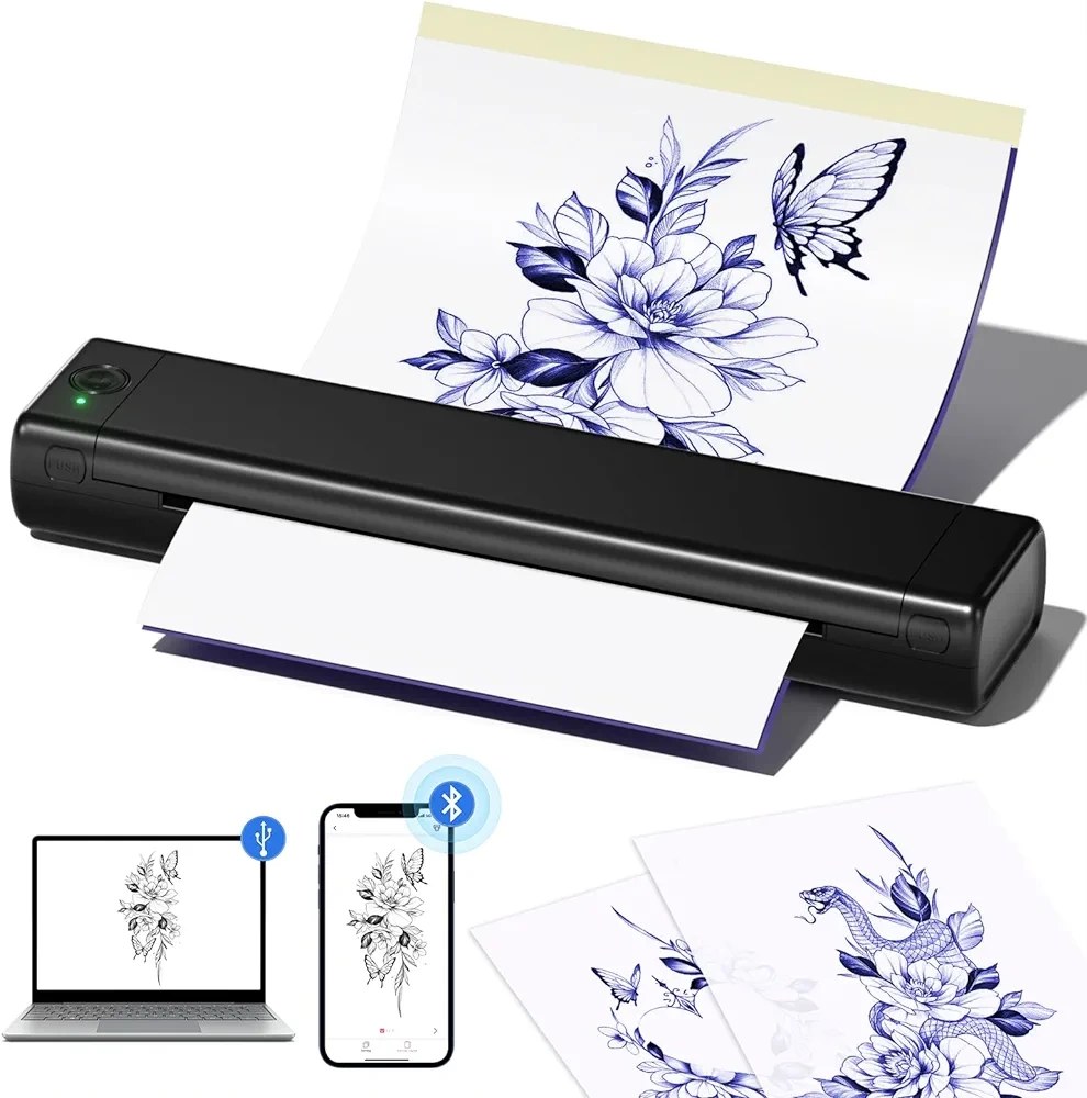 پرینتر مخصوص تتو حرارتی بلوتوثی فوممو TP81