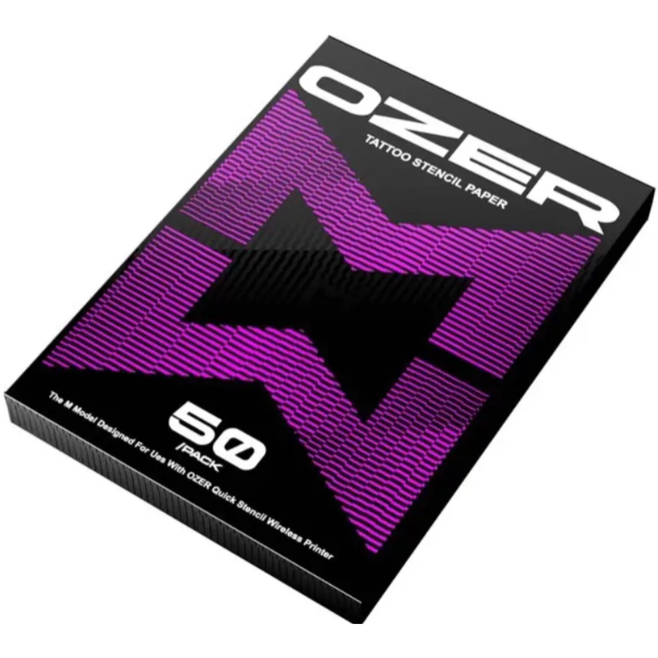 کاغذ استنسیل سه برگ اوزر مشکی